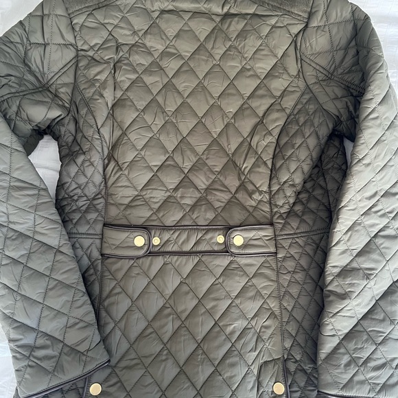Womens Joules Newdale Quilted Jacket, Olive Green, NWT - Picture 6 of 7